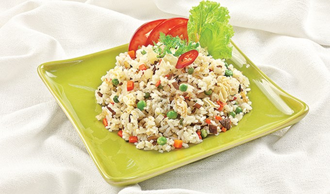 Ngon miệng với cơm chiên chay