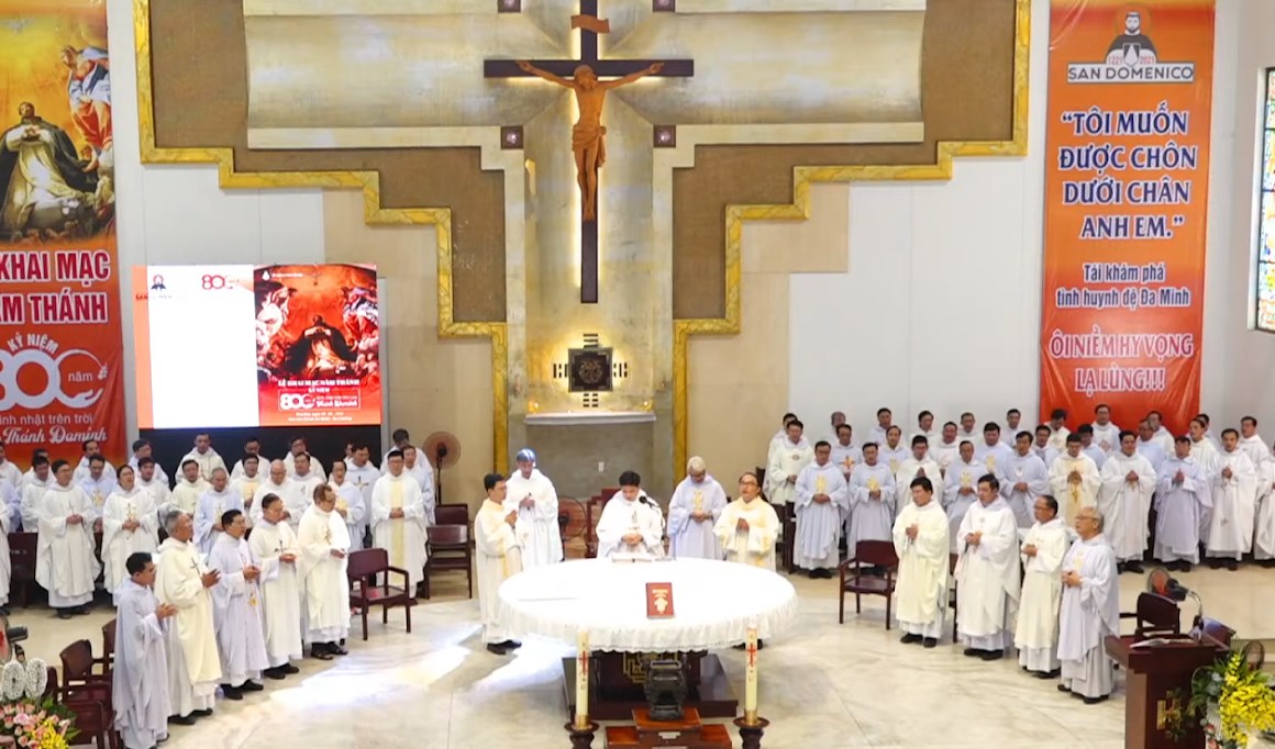 Dòng Ða Minh Việt Nam khai mạc Năm Thánh: Kỷ niệm 800 năm sinh nhật nước trời của thánh Ða Minh