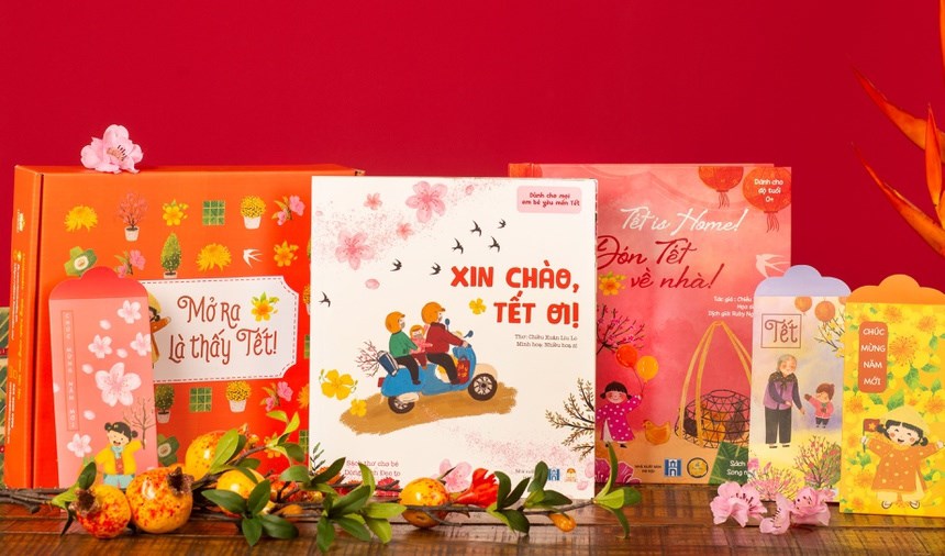 Mang phong vị ngày Tết vào trang sách
