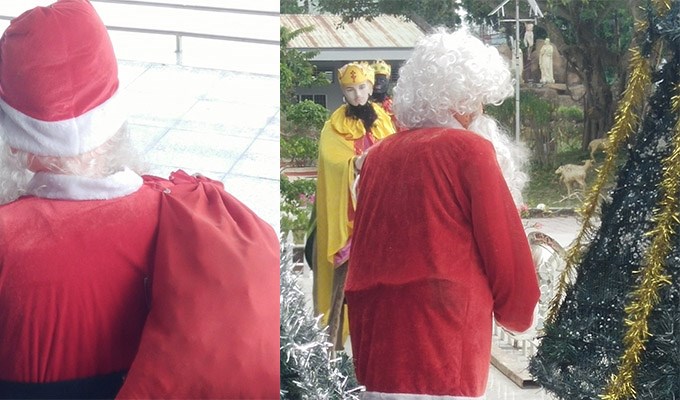 Ðôi vai gầy của ông già Noel