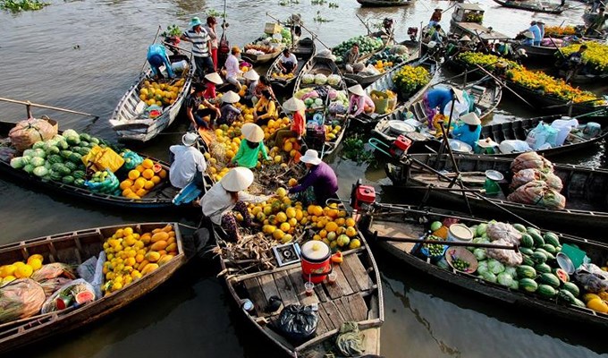 Chợ nổi Cái Bè một thời để nhớ