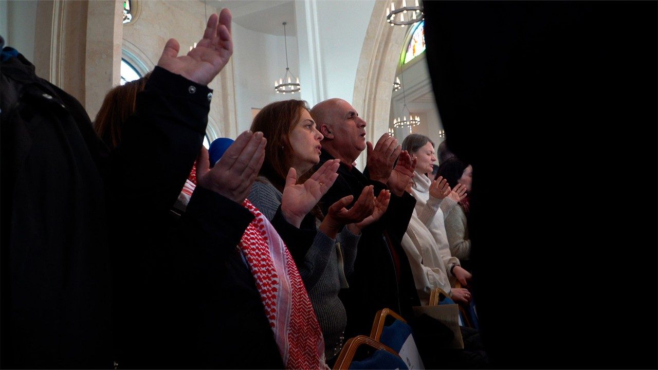 Cầu nguyện cho Gaza tại nơi Chúa Giêsu chịu Phép Rửa