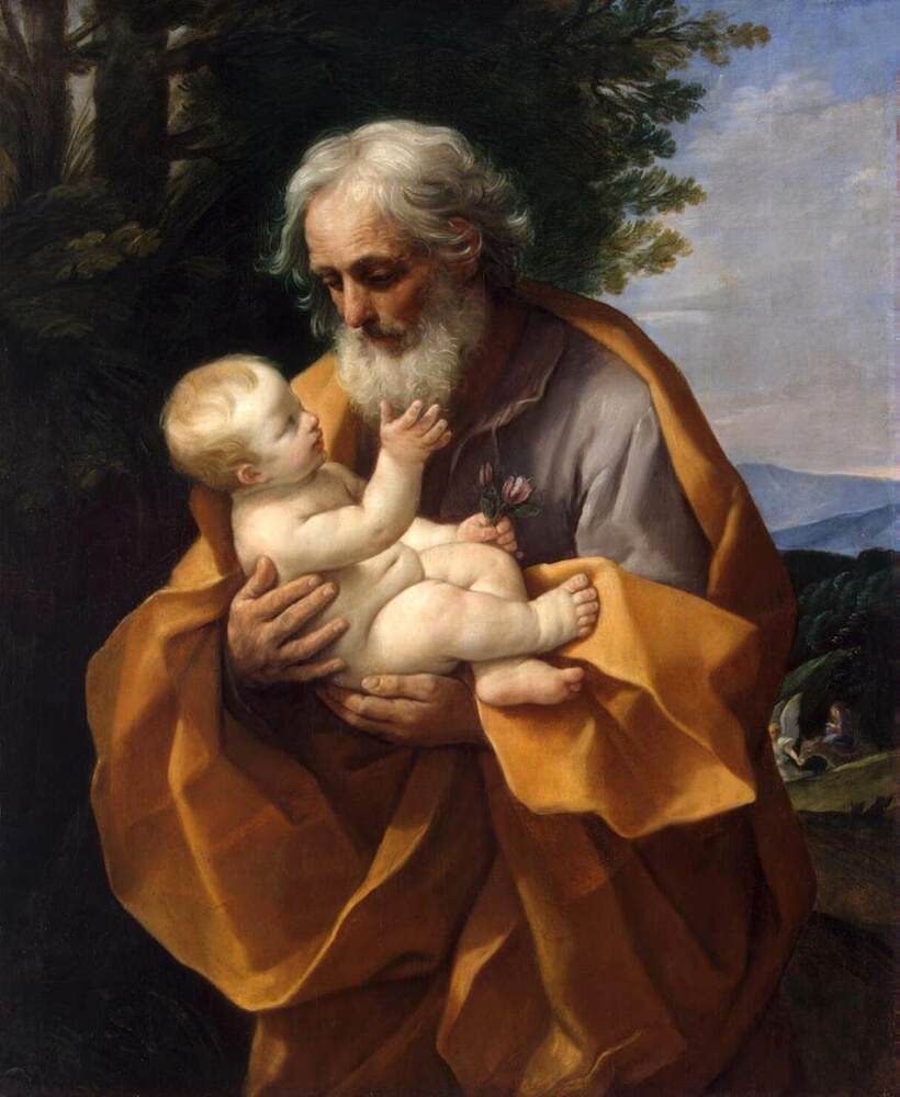 Káº¿t quáº£ hÃ¬nh áº£nh cho guido reni st joseph with the infant jesus