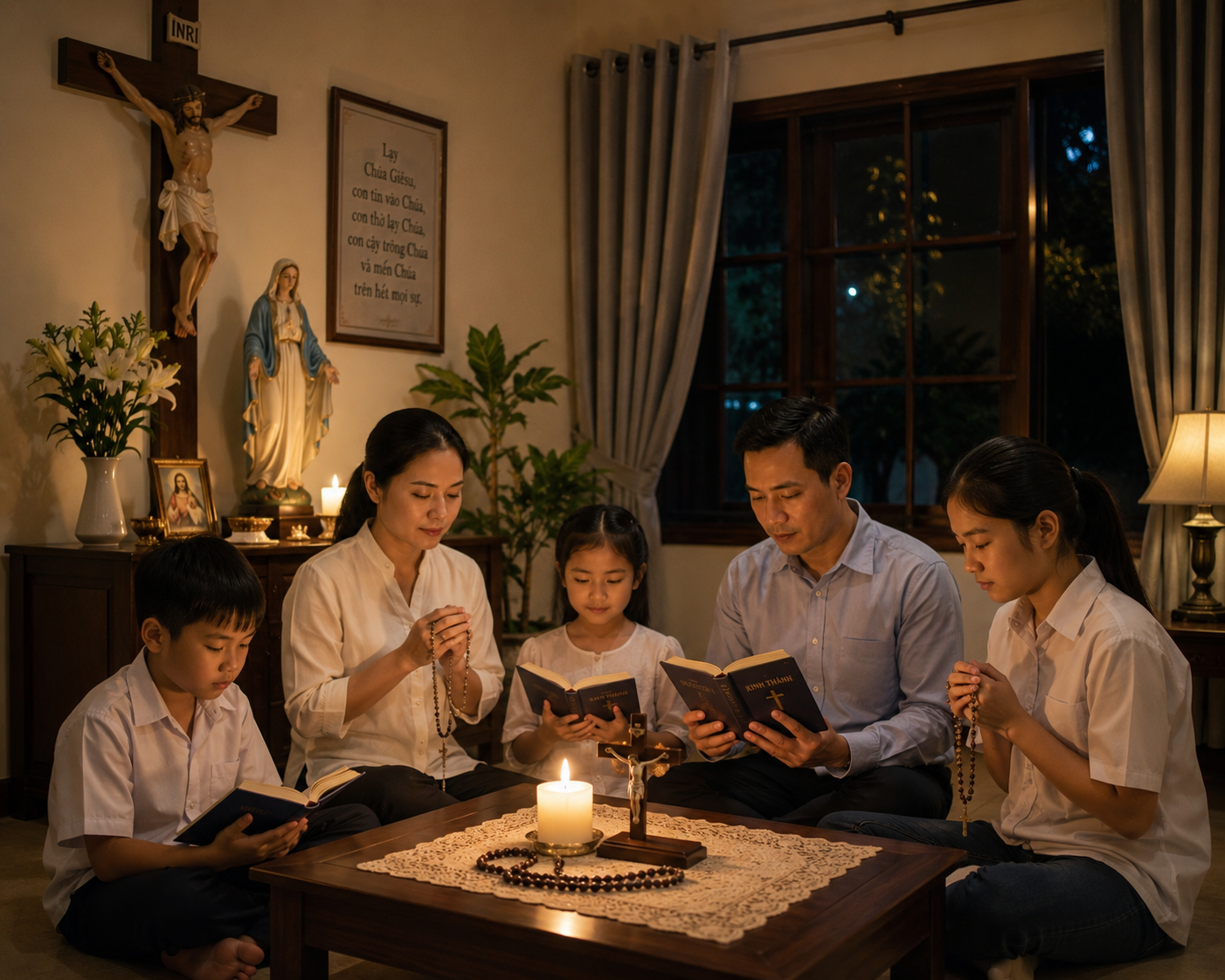 Dưới mái nhà, đức tin thành hơi thở