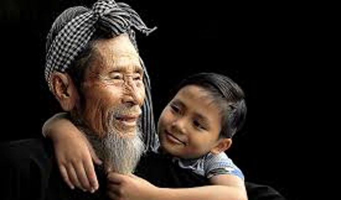 Lời động viên của ngoại