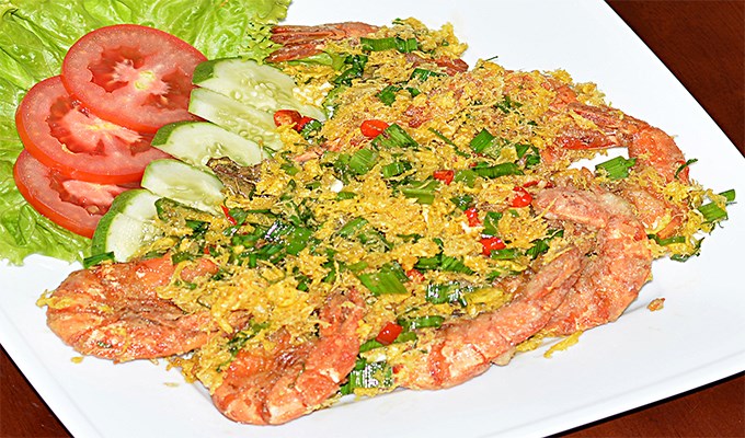 Béo bùi tôm hoàng kim