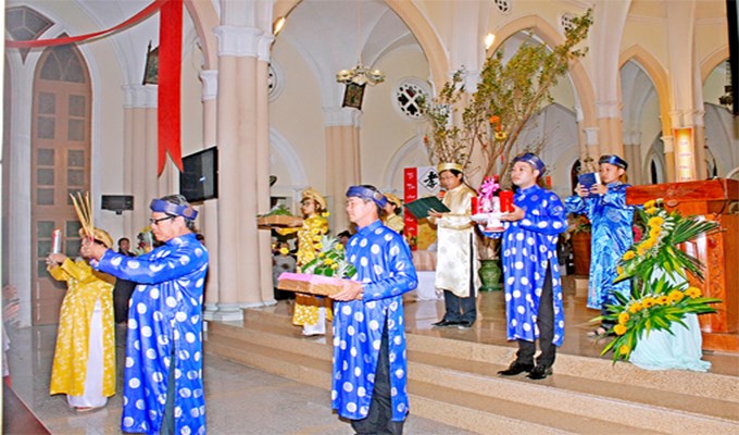 Tế giao thừa ở nhà thờ Công giáo