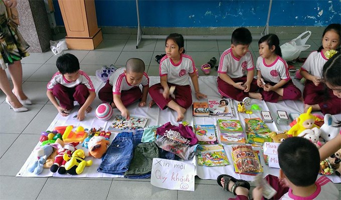 Ươm tinh thần trách nhiệm  cho trẻ từ hội chợ