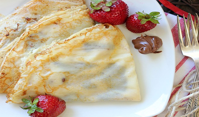 Thơm lừng bánh crepe
