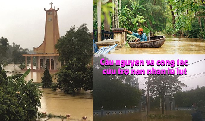 HỘI ĐỒNG GIÁM MỤC VIỆT NAM KÊU GỌI  Cầu nguyện và cộng tác cứu trợ nạn nhân lũ lụt