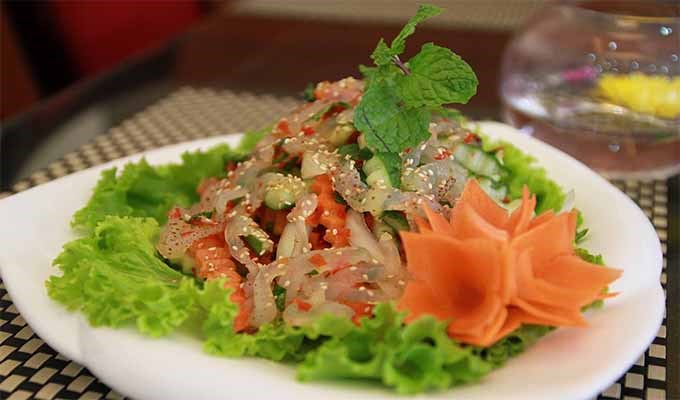 Chua ngọt gỏi sứa biển