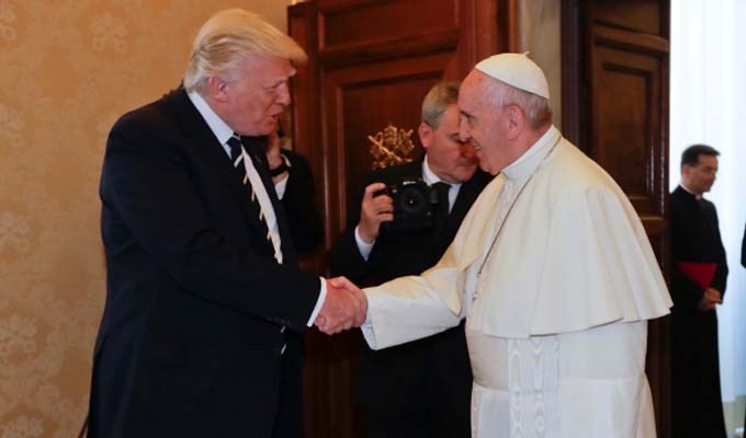 Tổng Thống Mỹ Donald Trump hội kiến Đức Giáo Hoàng tại Vatican 24.05.2017