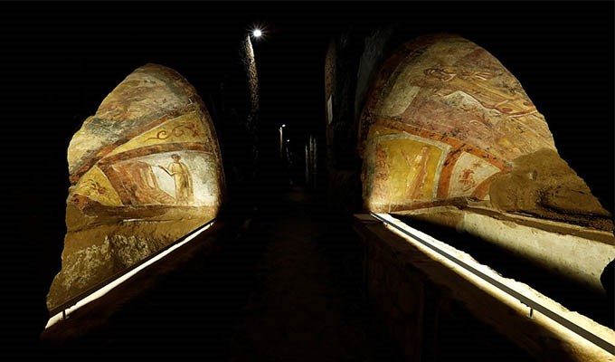Thành phố ngầm  huyền thoại  của Kitô giáo ở Rome