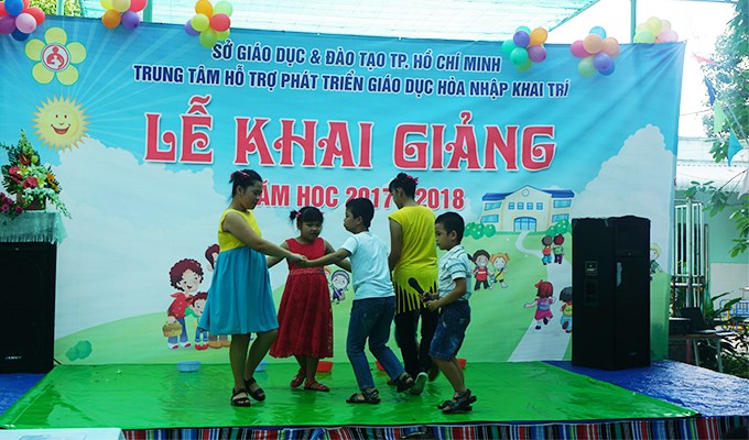 Ngày khai trường của trẻ đặc biệt