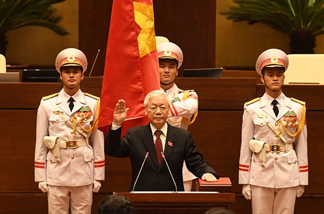 Quốc hội bầu Tổng Bí thư Nguyễn Phú Trọng giữ chức Chủ tịch nước