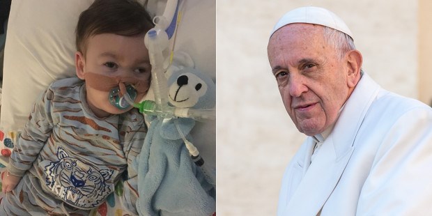 Đức Phanxicô đau buồn trước sự ra đi của bé Alfie