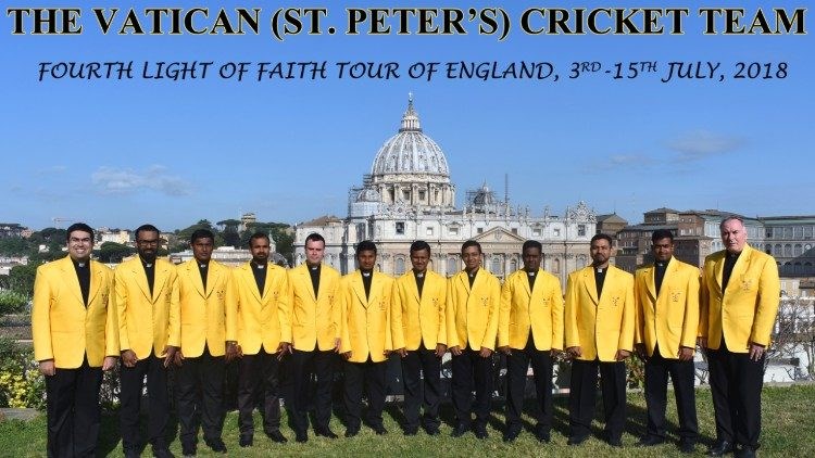 Đội tuyển cricket Vatican giao hữu tại Anh