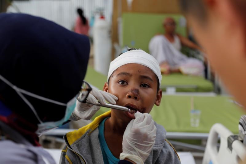 Các bệnh viện Công giáo giúp đỡ nạn nhân động đất tại Indonesia