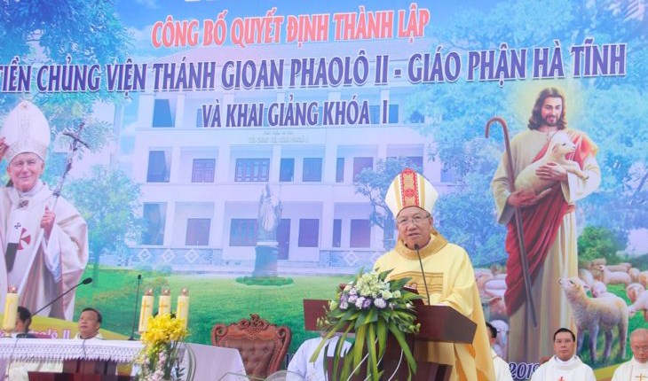 Giáo Phận Hà Tĩnh thành lập Tiền Chủng viện