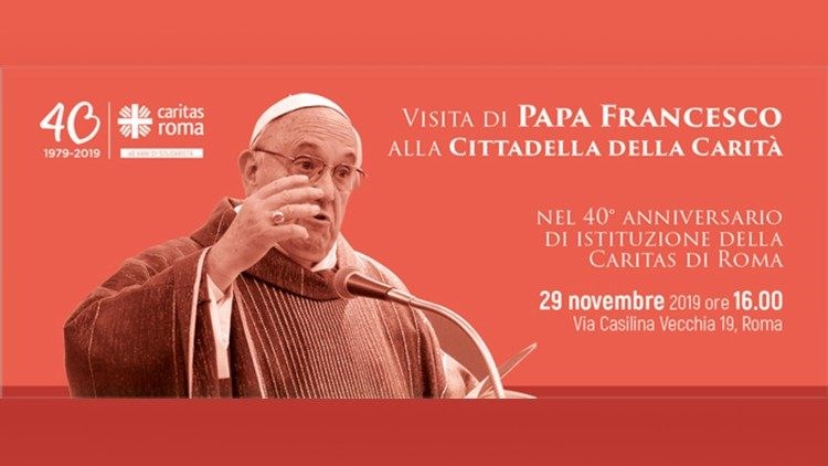 Đức Giáo Hoàng thăm Caritas Rome nhân 40 năm thành lập