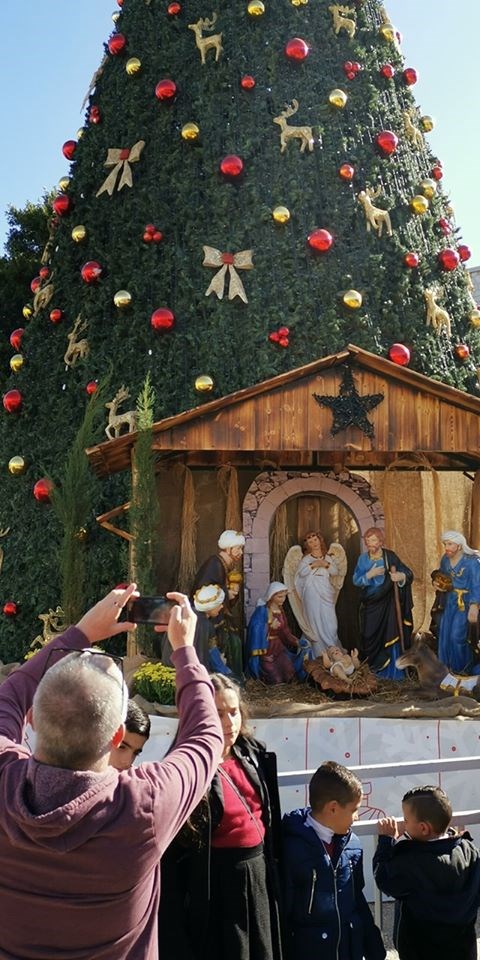 Nhà thờ Giáng Sinh ở Bethlehem trước lễ Vọng Giáng Sinh