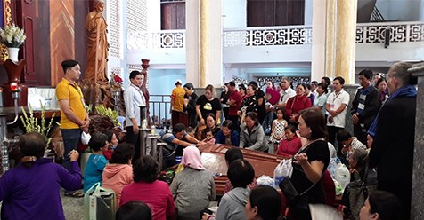 Tắc Sậy trước giờ khai mạc lễ giỗ lần thứ 73 cha P.X Trương Bửu Diệp