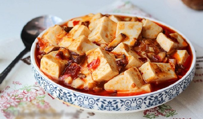 Thơm ngon đậu phụ sốt nấm hương