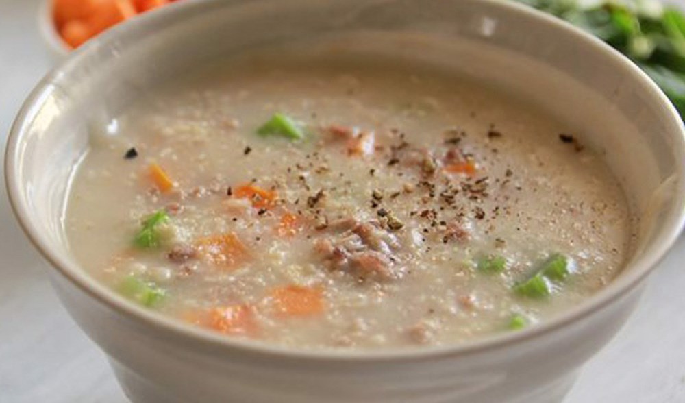 Cháo thịt bò yến mạch