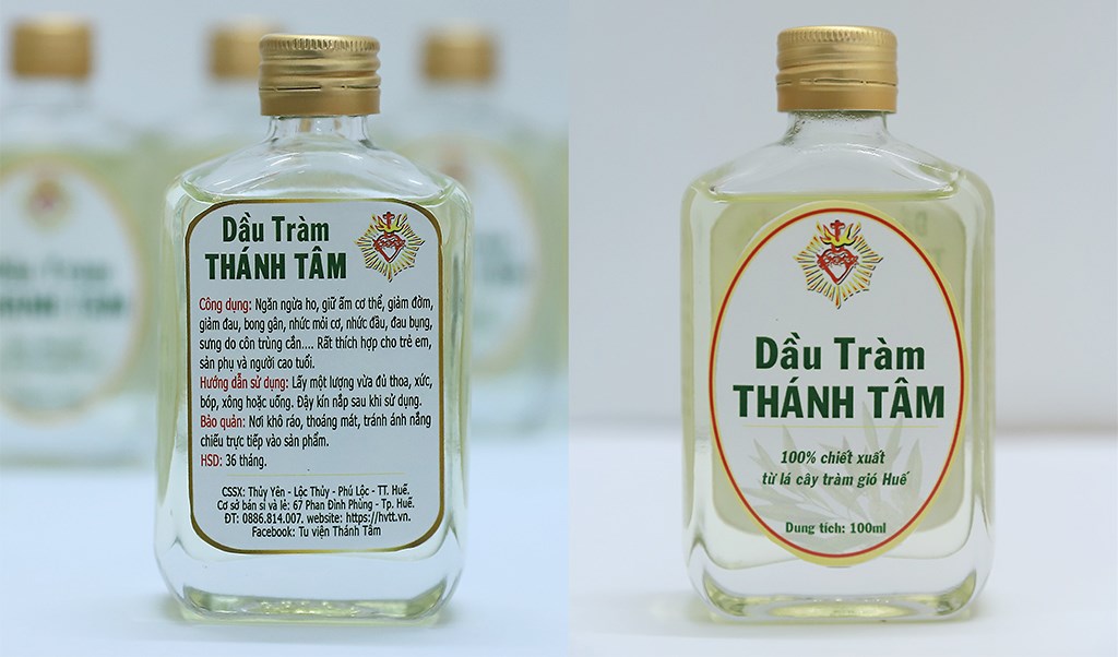 Chai dầu tràm của những tu sĩ Thánh Tâm