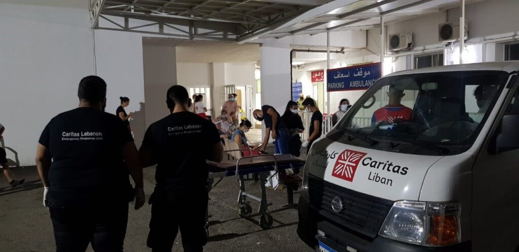 Caritas Lebanon giúp đỡ khẩn cấp nạn nhân vụ nổ