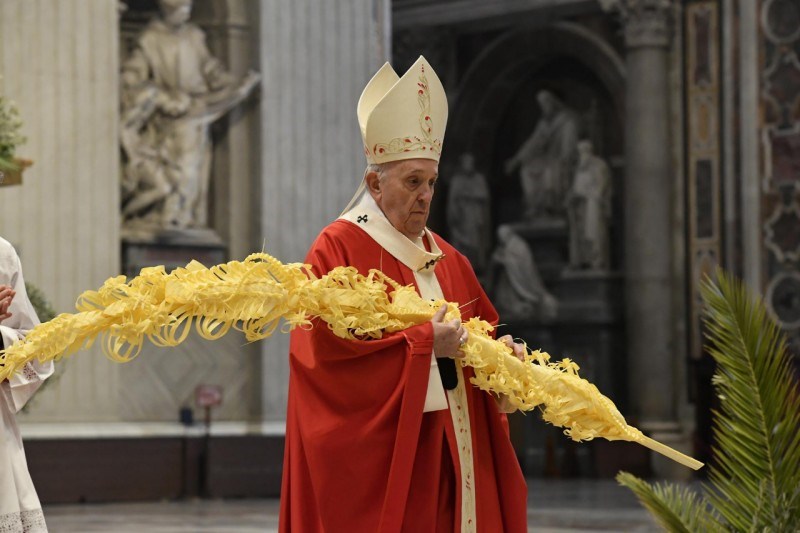 Đức Giáo Hoàng chủ sự lễ Lá tại Vatican