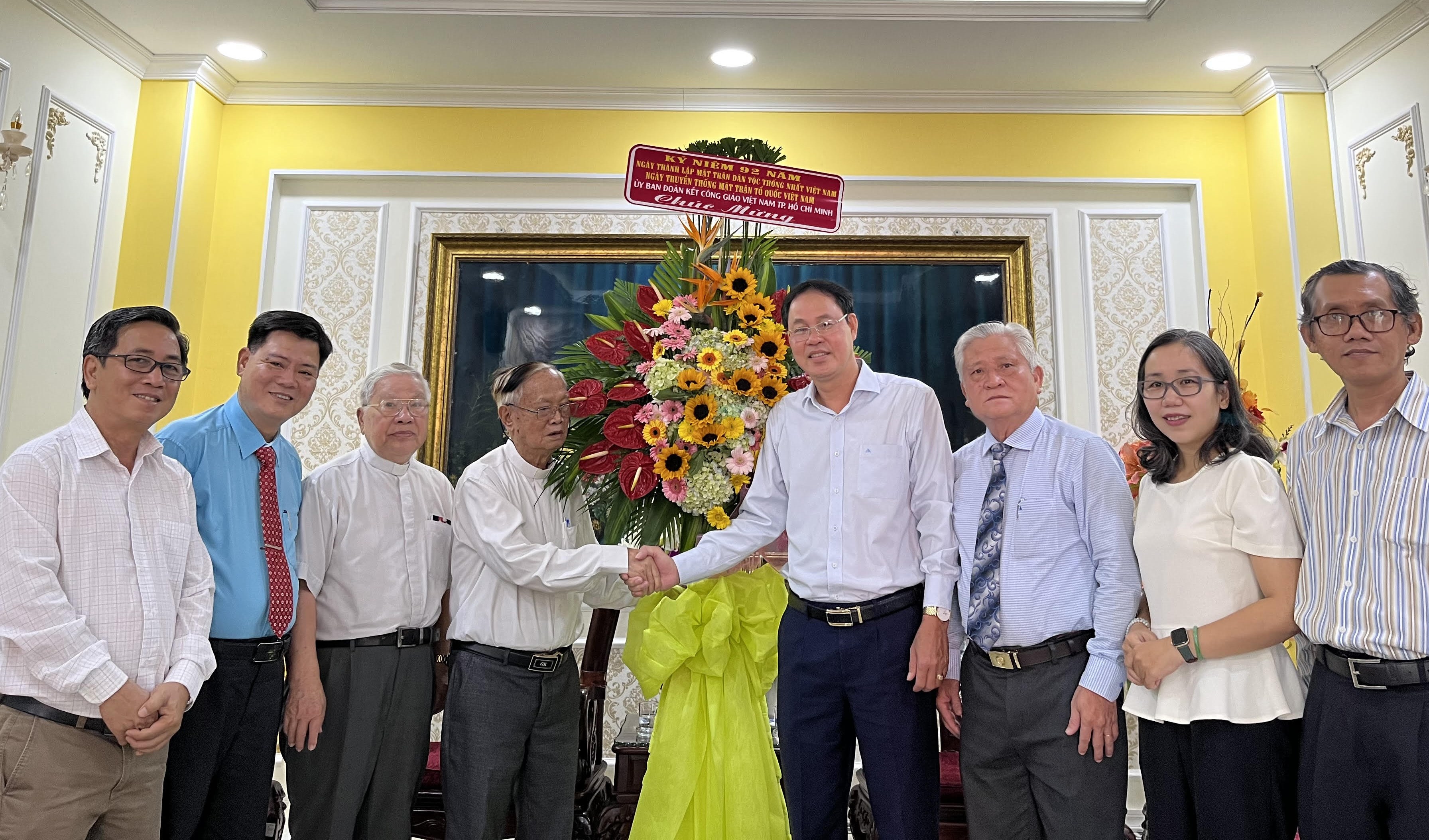 UBÐKCGVN TPHCM mừng Ngày Truyền thống Mặt Trận