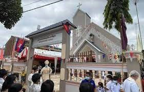 Khánh thành nhà thờ mới ở Campuchia