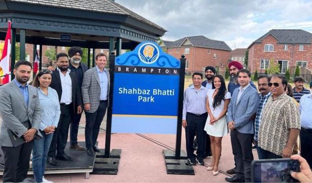 Một công viên ở Canada được đặt tên Shahbaz Bhatti