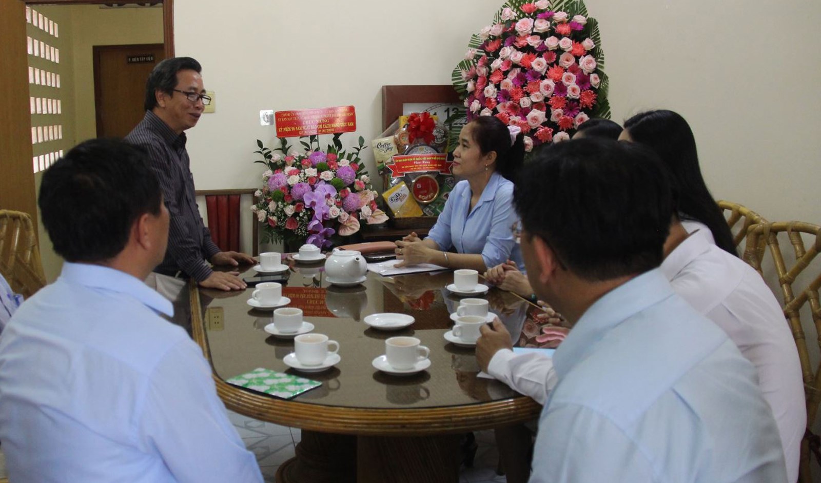 Chúc mừng Ngày báo chí tại Báo Công giáo và Dân tộc