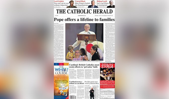 Nguyệt san Catholic Herald của Anh