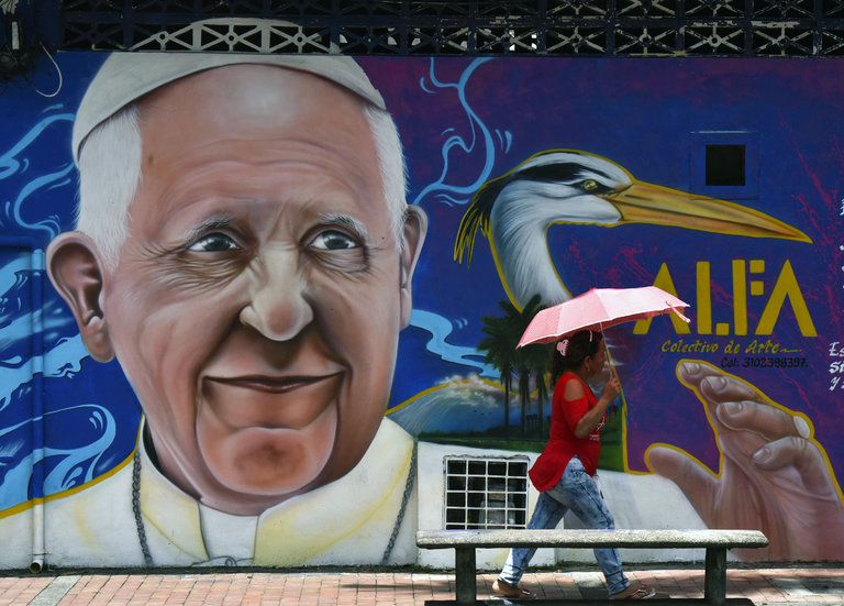Colombia chao don Duc Phanxico
