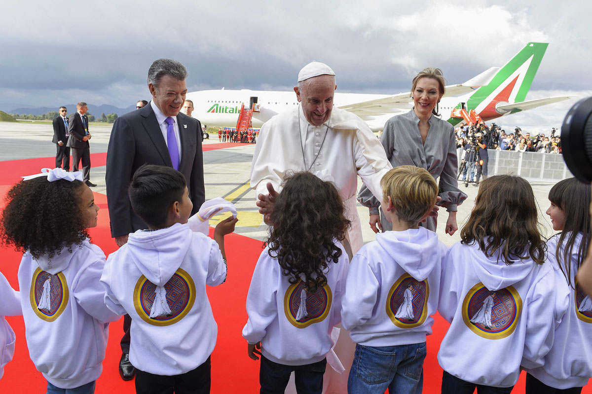 Colombia chao don Duc Phanxico