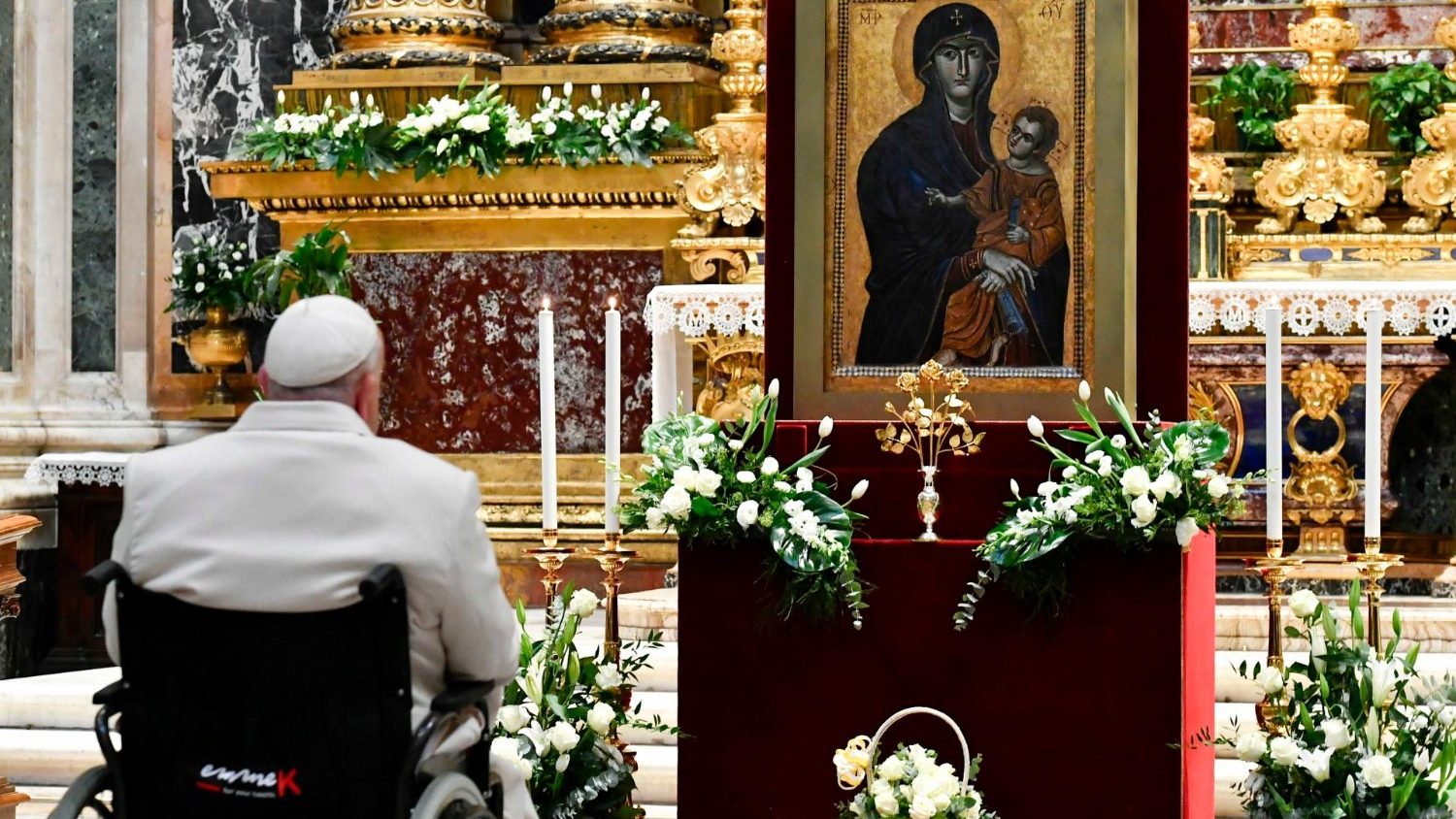 Bức Salus Populi Romani gần như luôn song hành với Đức Phanxicô trong suốt triều đại của ngài - ảnh Vatican Media.jpeg (283 KB)