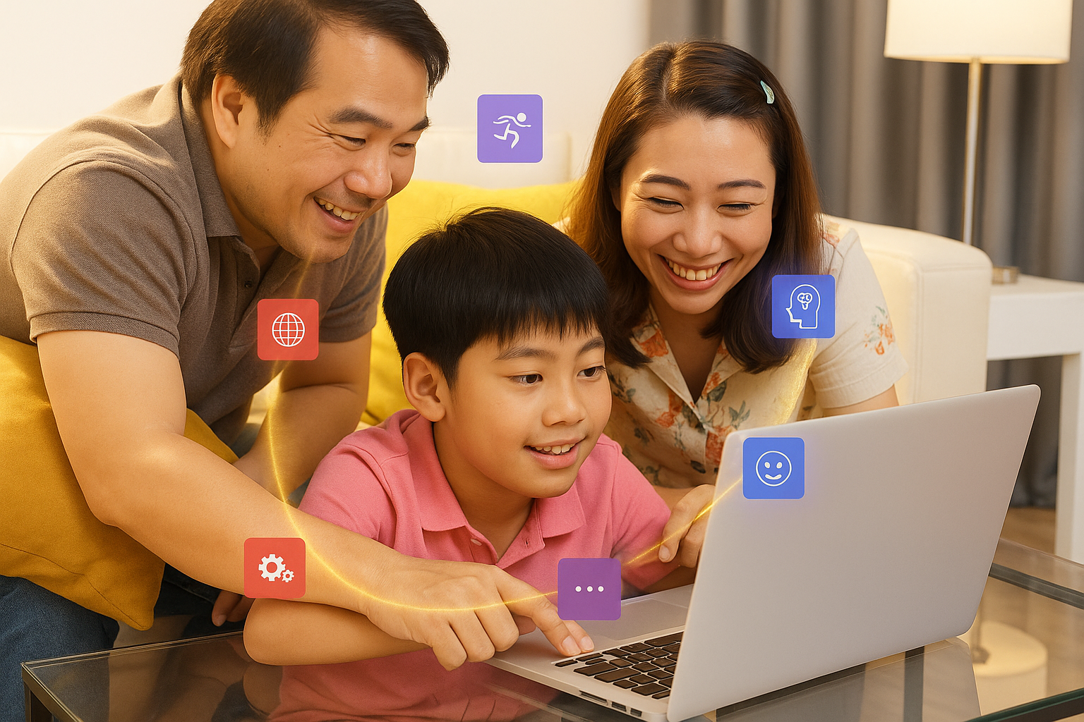 Khi ba mẹ cùng con trải nghiệm AI