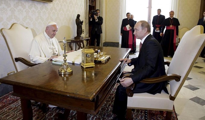 Đức Thánh Cha tiếp kiến Tổng thống Nga Vladimir Putin