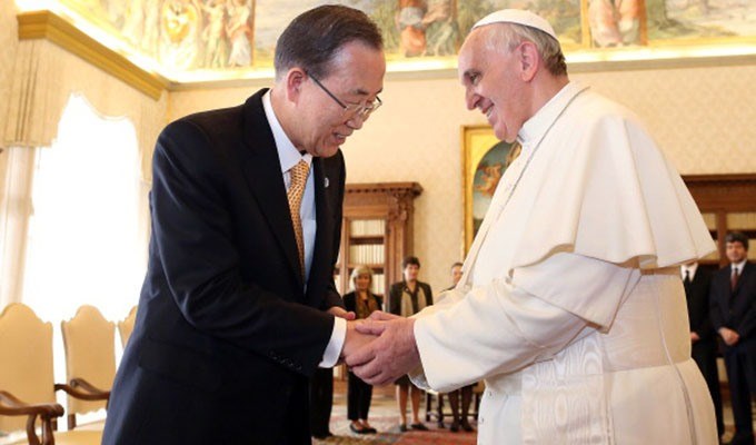 Tổng Thư ký Liên Hiệp Quốc ca ngợi Thông điệp Laudato Si của Đức Thánh Cha Phanxicô