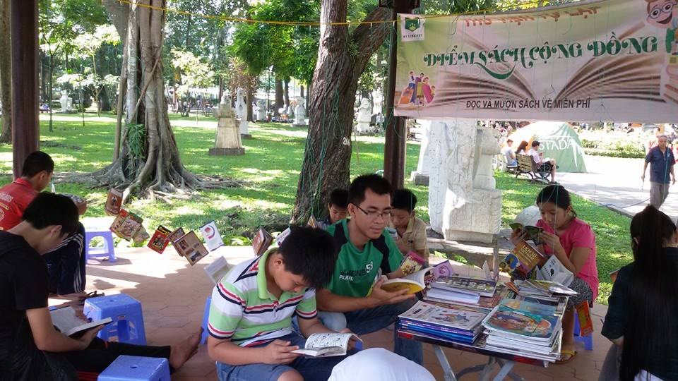 Thư viện nhỏ ở công viên