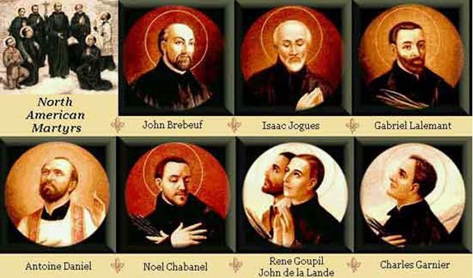 Thánh Isaac Jogues, thánh Gioan de Brebeuf và các bạn tử đạo