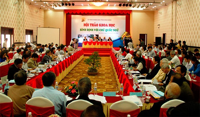 Bình Ðịnh với  chữ Quốc ngữ