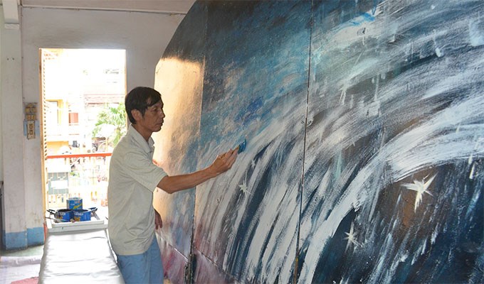Hang đá của ông họa sĩ tranh thủy mặc