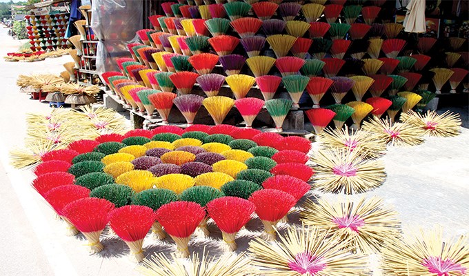 Hương Tết ở làng nhang
