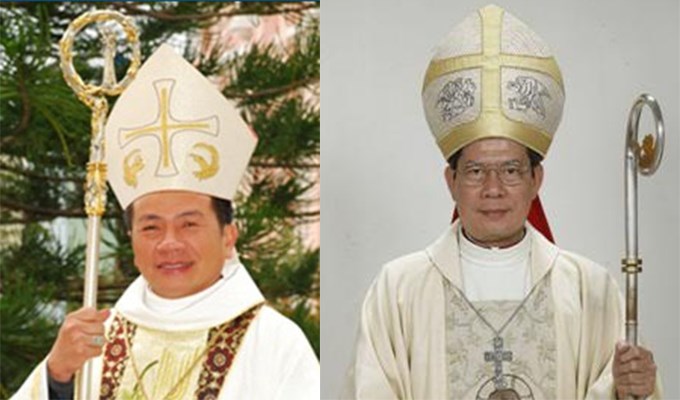 Hai giáo phận Việt Nam có chủ chăn mới