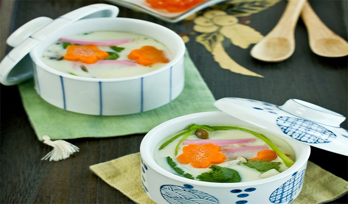 Điệu đàng trứng hấp kiểu Nhật (Chawanmushi)