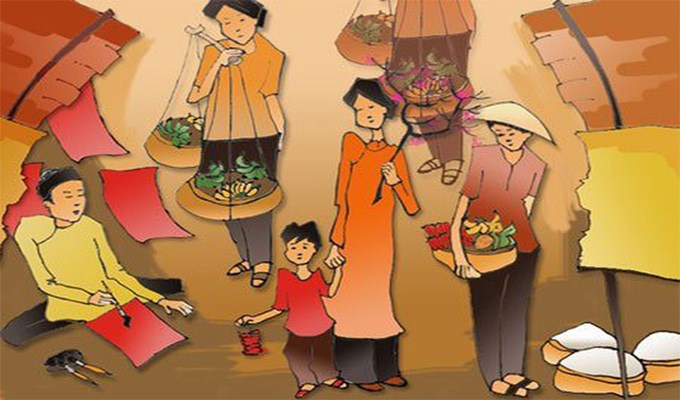 Ký ức chợ Tết xưa ở quê